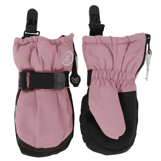 Calikids Mitten with Cuff Clip - Pink Lilas