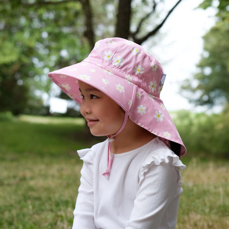 Jan & Jul Kids Cotton Adventure Hats | Pink Daisy