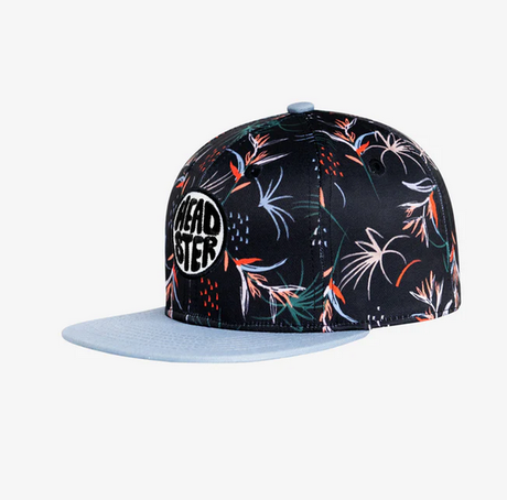 Headster Cap - Birds of paradise Black