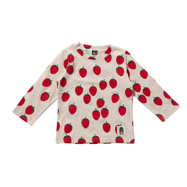 Petite Hailey LS Strawberry T-shirts