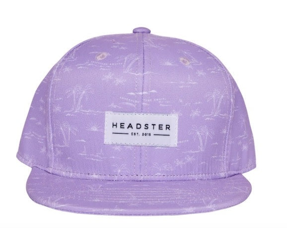 Headster Adventure Awaits Lilac Snapback -Purple