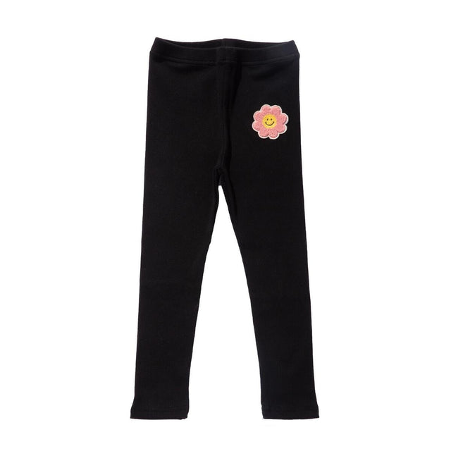 Petite Hailey Patch Leggings - Black