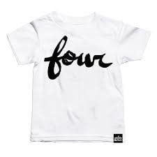 Whistle & Flute Brush Script Tee Four