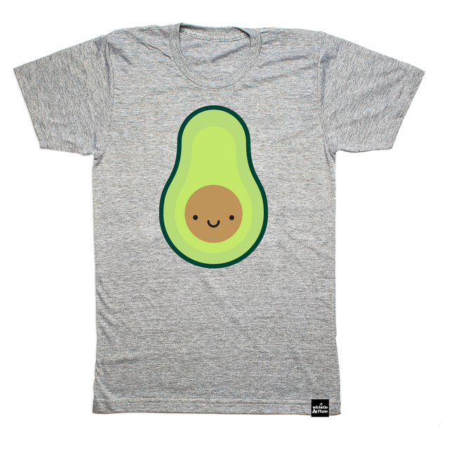 Whistle & Flute Kawaii Avocado T-Shirt Adult Unisex