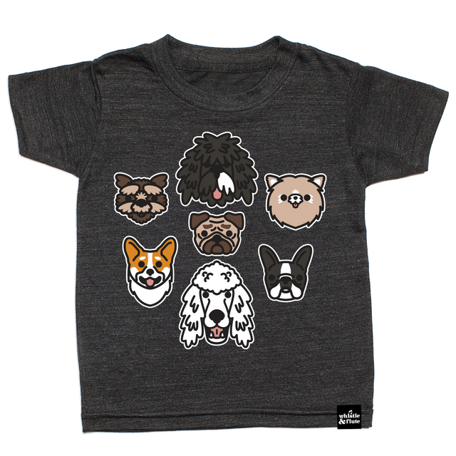 Whistle & Flute Kawaii Dogs T-Shirt  9-10t