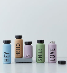 Design Letters Thermo Bottle SMILE (Green)