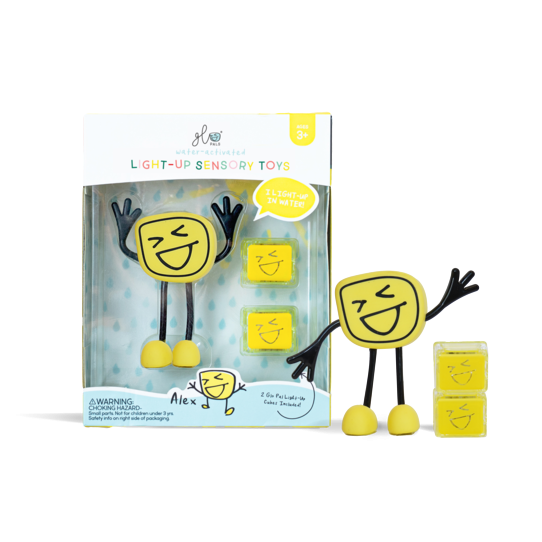 Glo Pals Light Up Bath Toy (Alex Yellow)